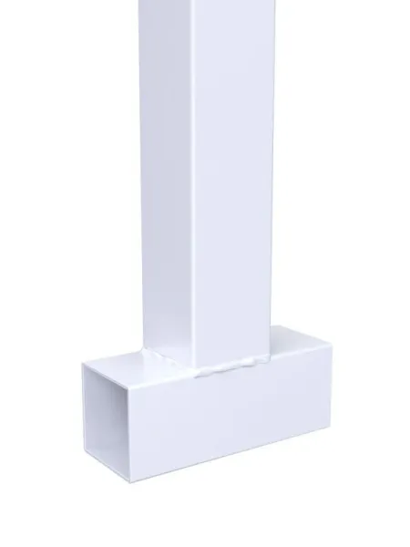 Баскетбольная стойка регулируемая разборная со стритбольным щитом 960х800 мм из оргстекла и массовым кольцом