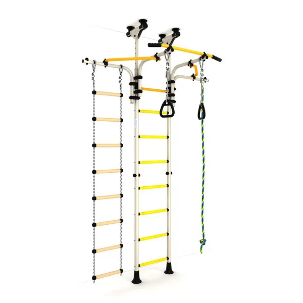 Шведская стенка ROMANA Карусель R5 410 (белый антик золото)