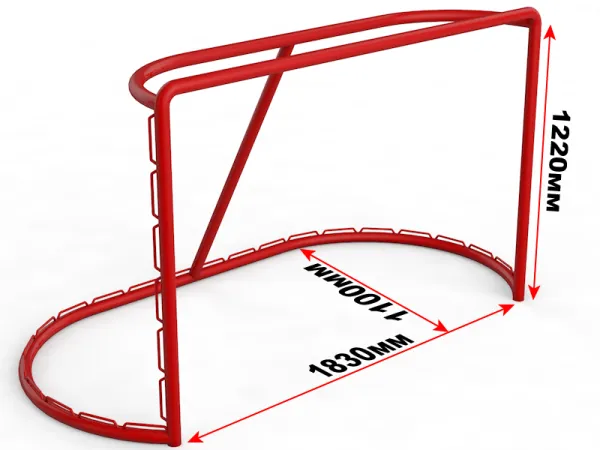 Ворота хоккейные профессиональные (крепление на фиксаторы)