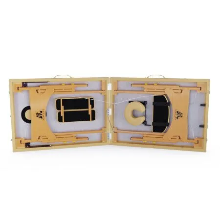 Массажный стол DFC NIRVANA, Relax Pro , дерев. ножки, цвет бежевый (Beige)