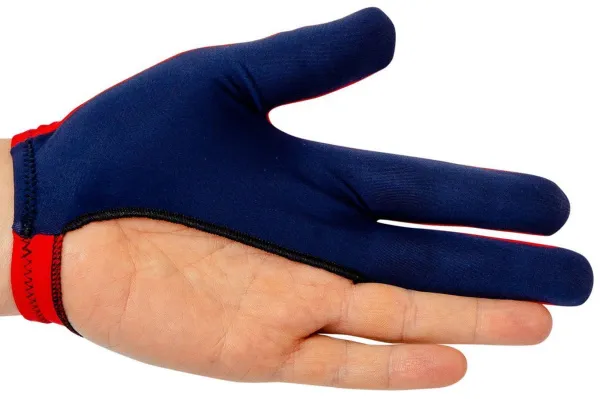 Перчатка для игры в бильярд из линейки аксессуаров Renzline итальянского бренда Longoni красная