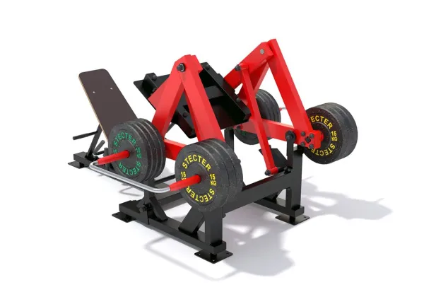 Уличный тренажер "Жим ногами" с изменяемой нагрузкой