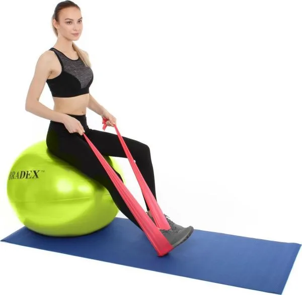 Мяч для фитнеса «ФИТБОЛ-65» Bradex SF 0720 с насосом, салатовый