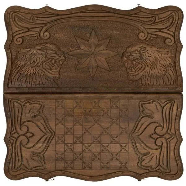 Нарды резные "Звезда и Тигр", Petrosyan