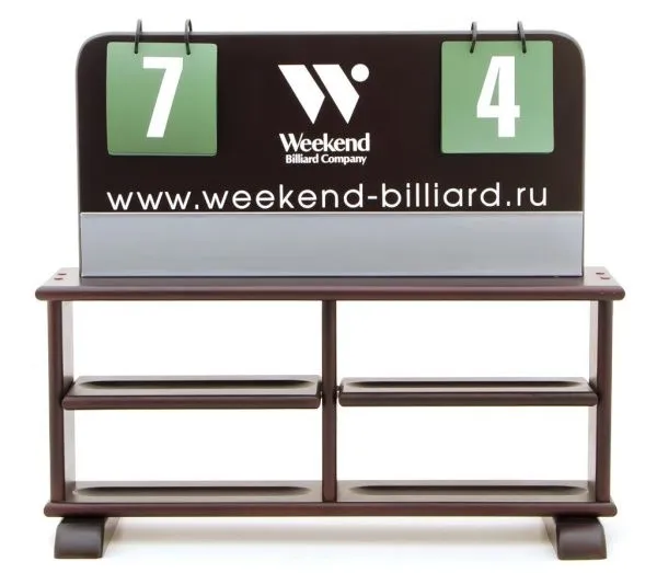 Комплект для турнира (табло + полка) русская пирамида