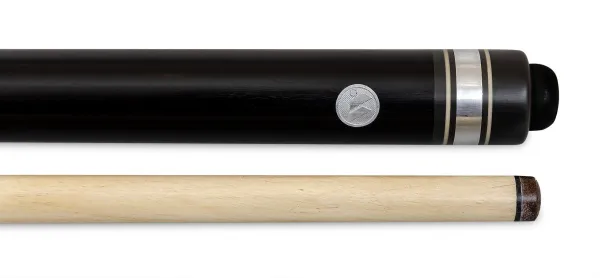 Двухсоставной бильярдный кий для русской пирамиды Weekend "Тюльпан" (черный граб, граб)