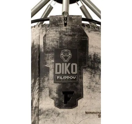 Боксерский мешок «DIKO FILIPPOV» "Амортизатор F" (Серый) -  110см/50см/50кг