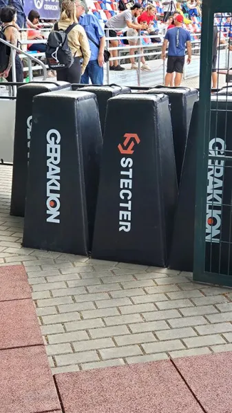 Конус-стойка Старт-Финиш для соревнований (4-х сторонний )