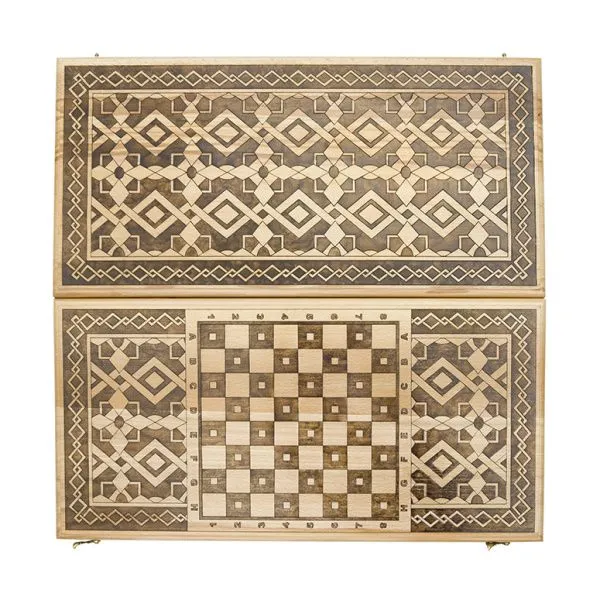 Нарды "Армянский узор 1" инкрустация, Mkhitaryan