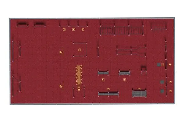 Площадка по требованиям Министерства спорта РФ (приказ № 1049 от 24.12.2021 г., без уличных тренажер