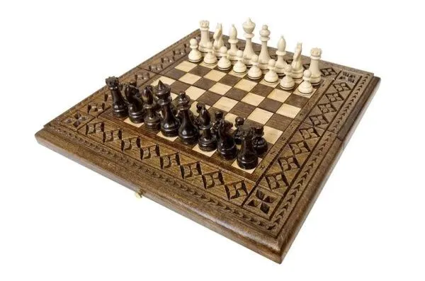 Шахматы + нарды резные "Роял 1" 30, Ustyan