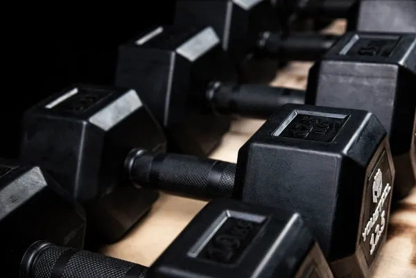 Гантели гексагональные с обрезиненной ручкой