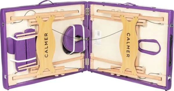 Массажный стол Calmer Bamboo Two 60 (фиолетовый)