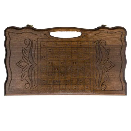 Нарды резные "Орел" с ручкой 50, Haleyan