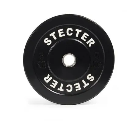 Диск 5 кг. каучуковый STECTER rubber bumper plates