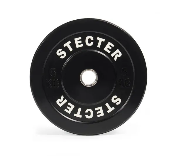 Диск 5 кг. каучуковый STECTER rubber bumper plates