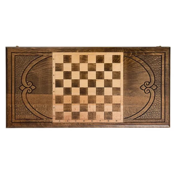 Нарды резные "Золотой Узор 3", Mirzoyan