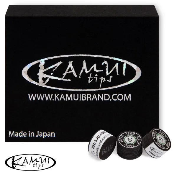 Наклейка для кия Kamui Black ø12мм Soft 1шт.