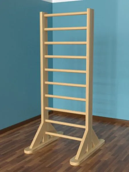 Шведская стенка деревянная напольная 