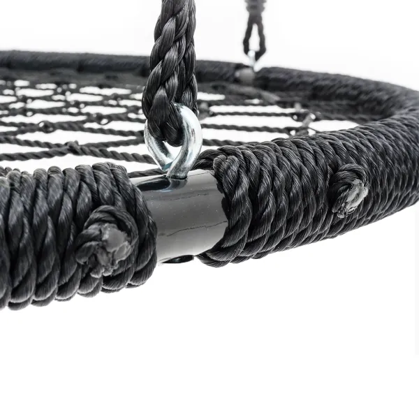 Качели-гнездо подвесные UNIX Line Black 120