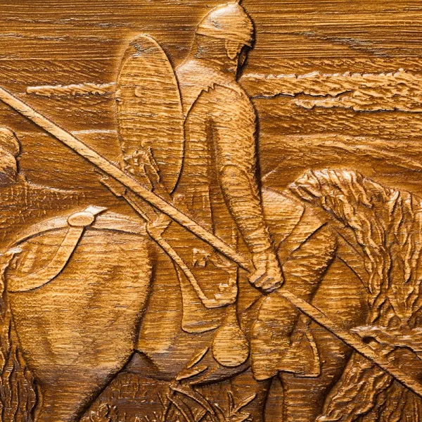 Нарды Ивановские "Витязь", патина, дуб