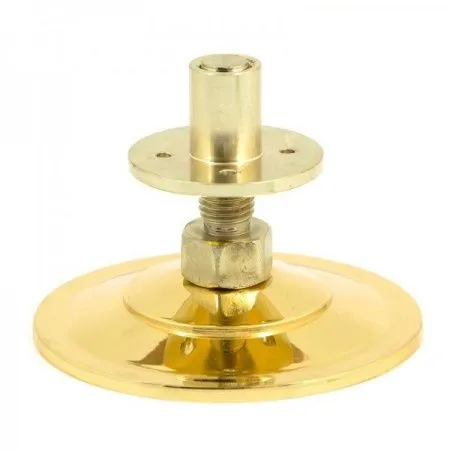 Опора регулируемая для бильярдного стола (пирамида, латунь D14 см)