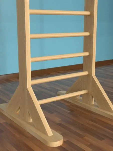 Шведская стенка деревянная напольная 