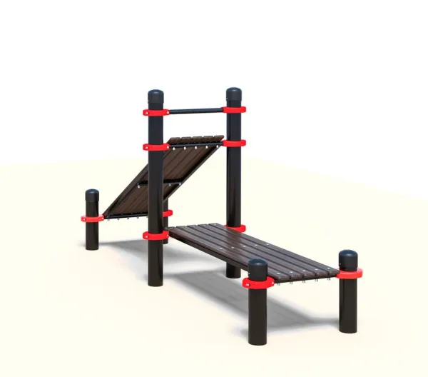 Двойная лавка для пресса - горизонтальная + с уклоном