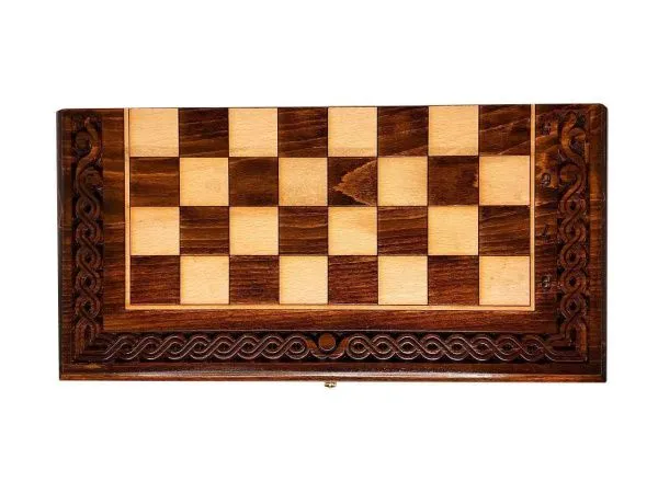 Шахматы + нарды резные "Лоза" 40, Ustyan