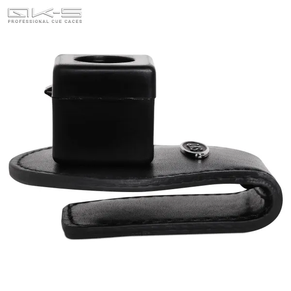 Держатель для мела QK-S X5 магнитный кожаный черный