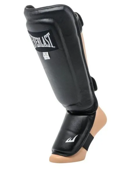 Защита голени и стопы Everlast Martial Arts Leather Shin-Instep 