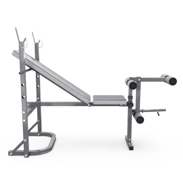 Скамья со стойками под штангу DFC D70