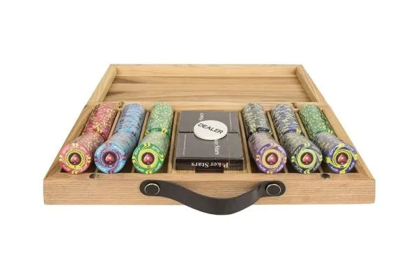 Набор для покера EPT Ceramic на 300 фишек в кейсе из ясеня v2, Partida