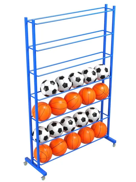 Стеллаж для мячей односторонний 1250 мм (на 28 шт.)