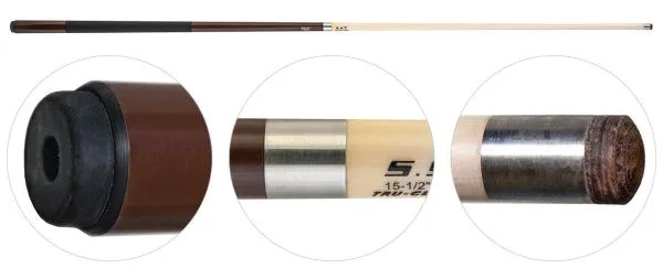 Кий для русского бильярда 1-pc «Cuetec» (коричневый)