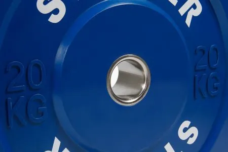 Каучуковый тренировочный диск STECTER 20 кг (синий) 