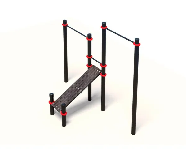 Турники  с лавочкой для пресса (PAW-20)