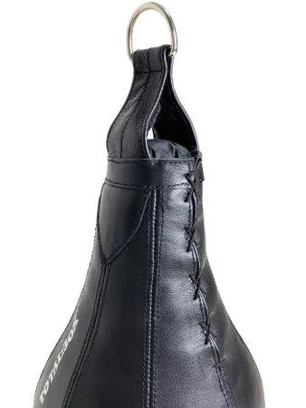 Груша кожаная боксерская Капля большая TOTALBOX (Черный)