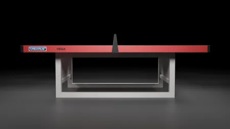 Антивандальный теннисный стол CREARUS VEGA (Красный)