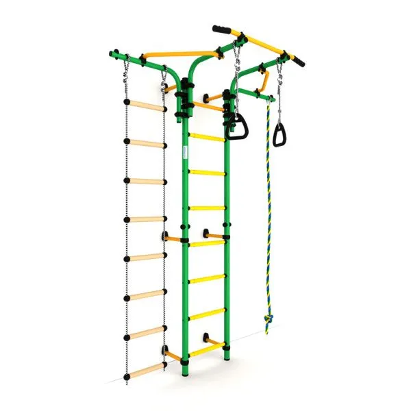 Шведская стенка ROMANA Карусель S5 ДСКМ-2С-8.06.Т1.410.01-14 (зеленый/желтый)