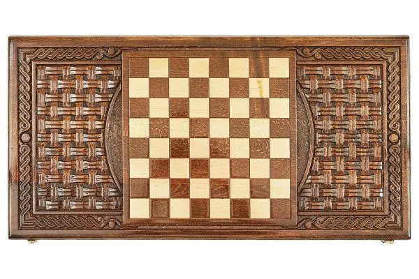 Нарды резные "Армянский узор 13" 60, Haleyan