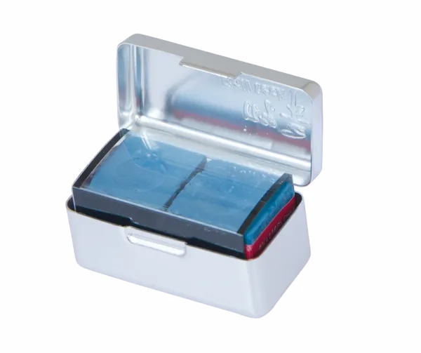 Мел «Ball teck PRO II» (2 шт, в серебристой металлической коробке) синий