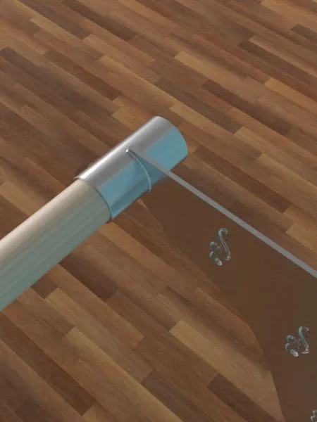 Кронштейн настенный однорядный из нержавеющей стали (тип 2)