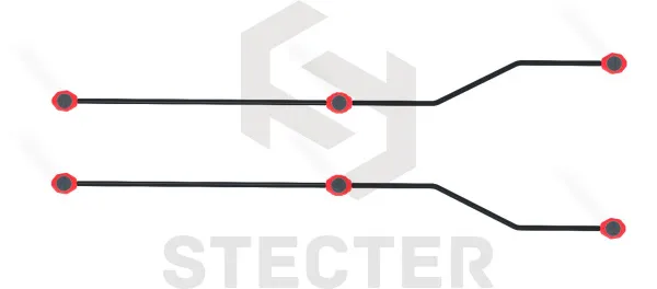 Брусья двойные, разноуровневые с подъездом для коляски