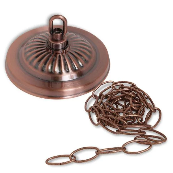 Светильник Alison Red Bronze 5 плафонов