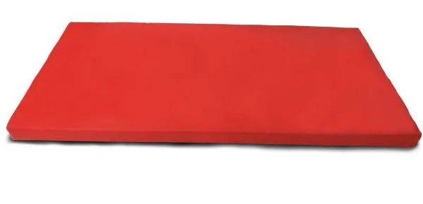 Мат № 9 КМС (100 х 150 х 10) красно/жёлтый