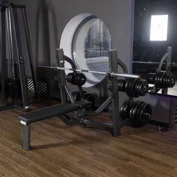 E7043 Скамья-стойка для жима штанги лежа