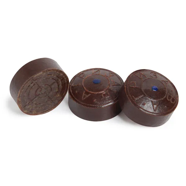 Наклейка для кия Гриза Синяя ø13мм средняя 1шт. фото Наклейка для кия Гриза Синяя ø13мм средняя 1шт.