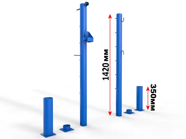 Стойки для большого тенниса со стаканами