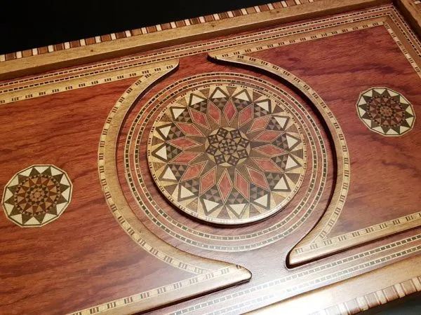 Нарды подарочные "Александрия" роза антик